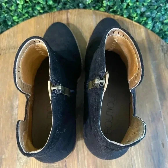 Corkys Black Suede Bootie - Size 6 New - Picture 5 of 6